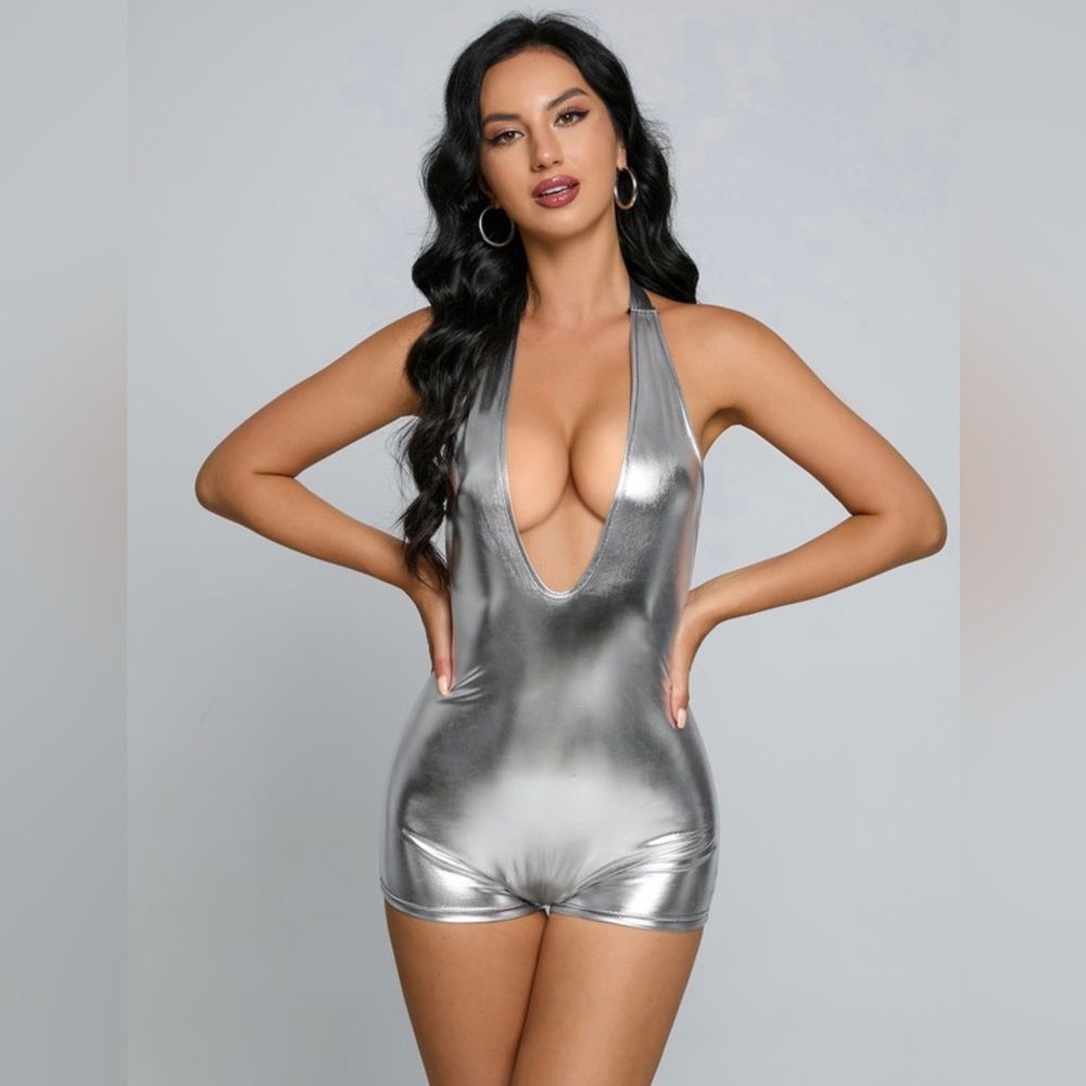 Silver Romper
